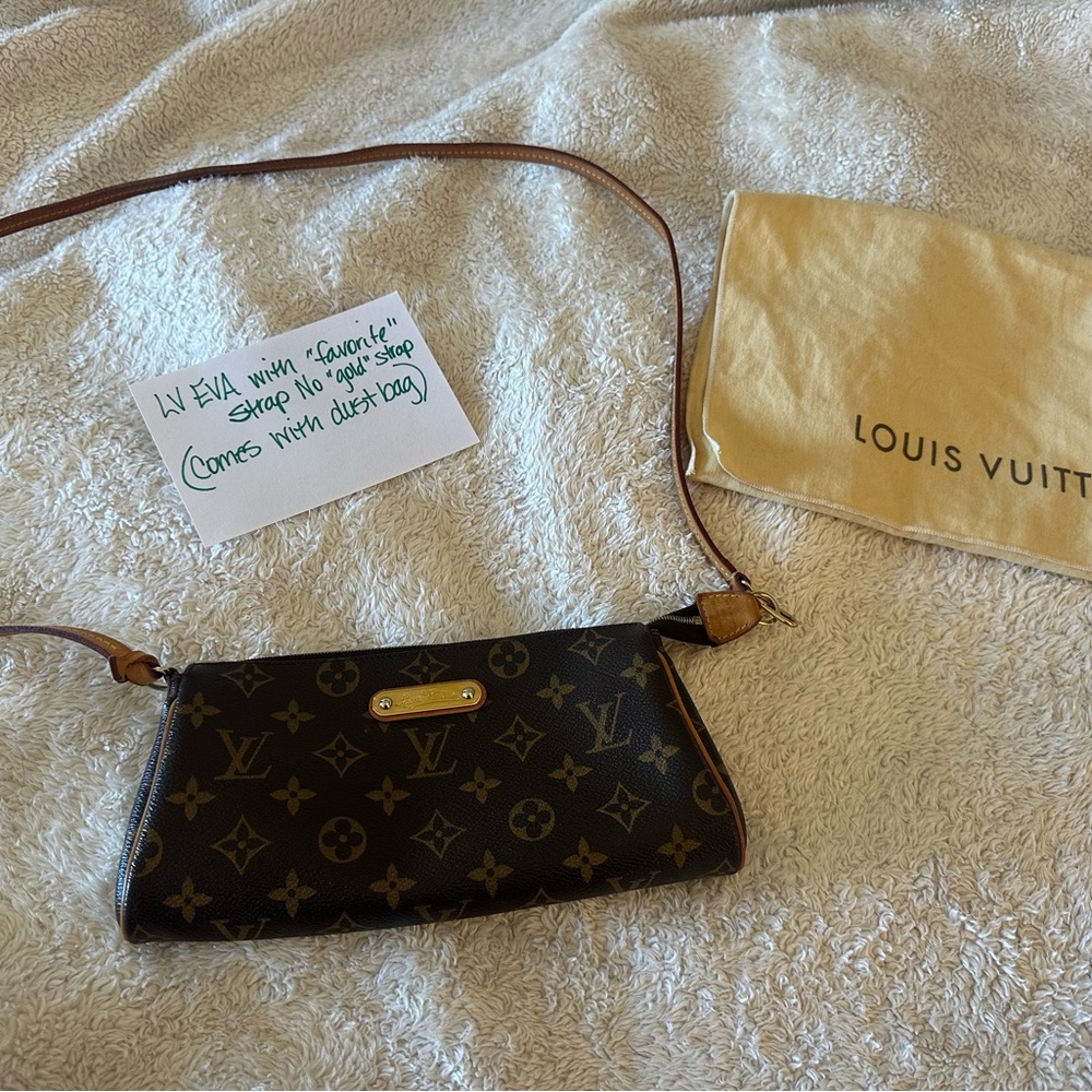 Louis Vuitton Black and Brown Monogram Clutch